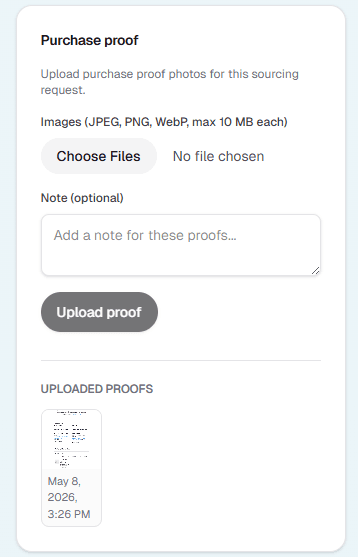 Proof and verification management preview